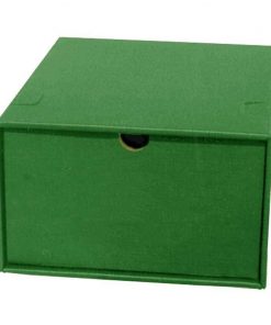Next κουτί με συρτάρι classic - μεταλ. λαβή ολόκληρο πράσινο Υ14x23x30εκ.
