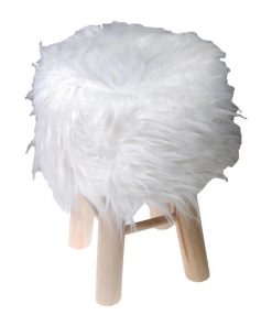 Σκαμπό Nextdeco λευκό Υ45εκ.