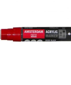 Talens amsterdam marker 735 oxide black large