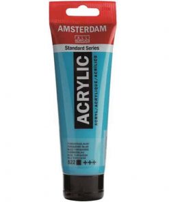 Talens amsterdam ακρυλικό χρώμα 522 turquoise blue 120ml