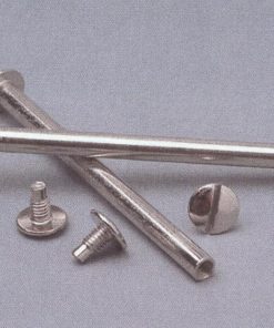 Βίδες ασημί αρσενικές/θηλυκές για μενού 50χιλ. 100 ζεύγη