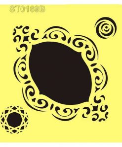 Στένσιλ πλαστικό "Μοτίβο 7" 16x16εκ.  (ST0169B)