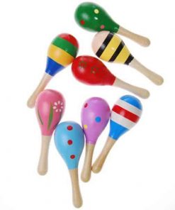 Μαράκες ξύλινες 12εκ. διάφορα σχέδια