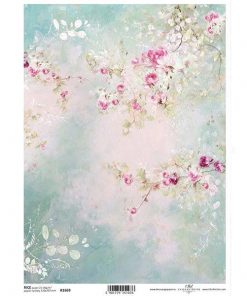 Ριζόχαρτο "spring shabby chic" 21x29.7εκ.   (ITD-R1669)