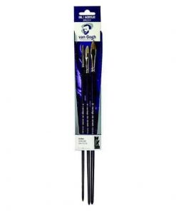Talens van gogh σετ 3 πινέλα water colour Νο. 4-8-12