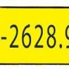 Ετικέτες κίτρινες 26x12mm (1000τεμ./ρολλό)