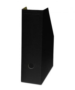 Νext θήκη περιοδικών classic μαύρη χάρτινη Υ32x25x9εκ.