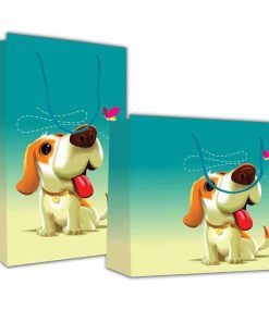 Next χάρτινη τσάντα Σκυλάκι Υ26x36x12