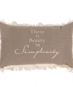 Μαξιλάρι διακοσμητικό "Simplicity" μπεζ 30x50εκ.