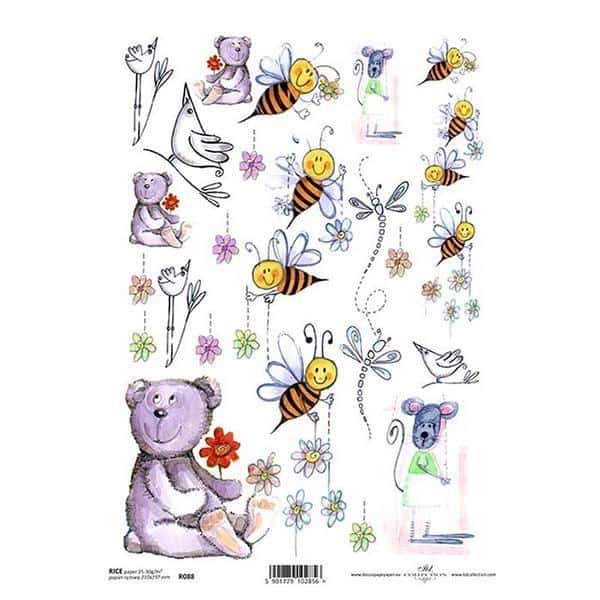 Ριζόχαρτο "kiddie" 21x29εκ. (ITD-R088)