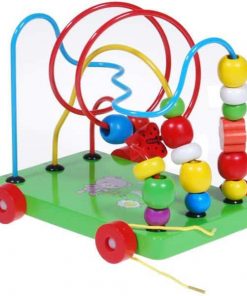 Παιχνίδι δεξιοτεχνίας αυτοκίνητο ξύλινο 17.5x15.5x14εκ.