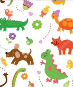 Next χαρτί περιτυλίγματος 16 φύλλα 70x100εκ. "ζωάκια"