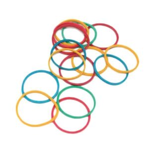 Λαστιχάκια χρωματιστά  Ø2,5εκ. 40γρ. σε blister