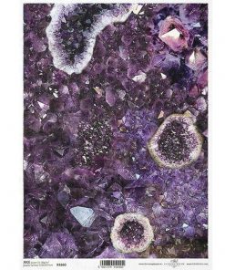 Ριζόχαρτο "precious stones purple 1" 21x29.7εκ.   (ITD-R1660)