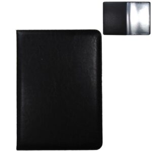 Μενού εστιατορίου PU μαύρο Υ29,7x21εκ.