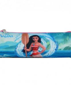 Βagtrotter κασετίνα βαρελάκι "Vaiana" μπλε-ροζ 22x7εκ.