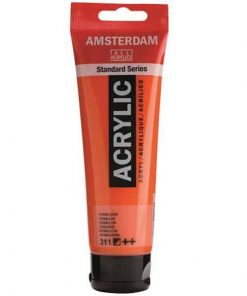 Talens amsterdam ακρυλικό χρώμα 311 vermilion 120ml