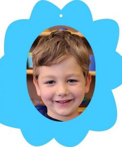 Next σχολικό ενθύμιο με κοπτικό "Λουλούδι" μπλε 23x25εκ.