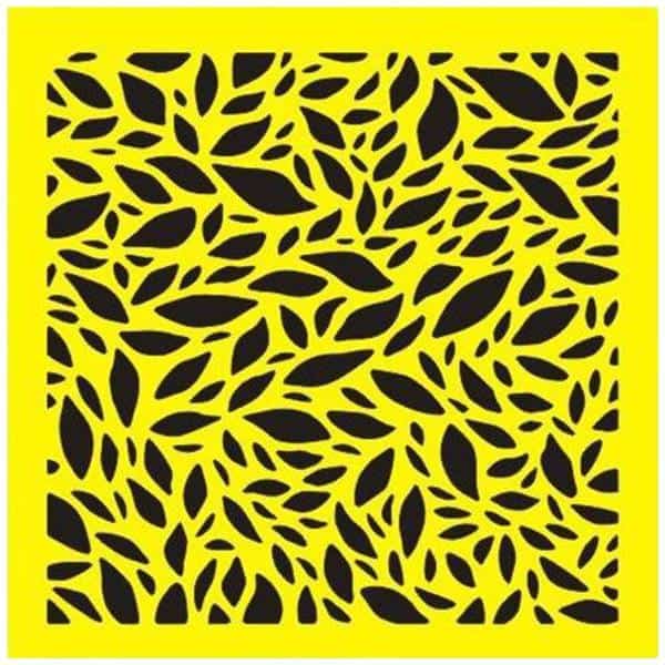 Στένσιλ πλαστικό "Φύλλα 2" 16x16εκ. (ST0114)