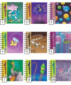 ΜΙΝΙ ΤΕΤΡ.ΣΠΙΡΑΛ, 9Χ9εκ., ΣΕ ΣΤΑΝΤ 54 ΤΕΜ