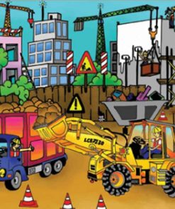 Next παζλ "Το εργοτάξιο" 35x50εκ. 48 τεμαχίων