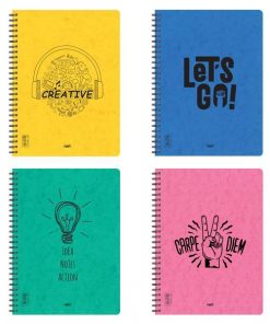 NEXT τετράδιο σπιράλ Rebellion 4 θέματα 140 φύλλα 4 σχέδια 21x29εκ.