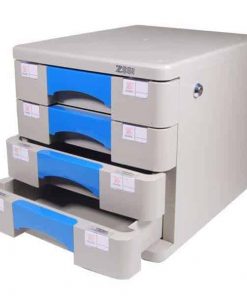 Next συρταριέρα με 4 συρτάρια γκρι Α4 Υ29x36x29.5εκ.