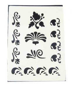 Στένσιλ Α4 απο πολυπροπυλένιο μπορντούρες