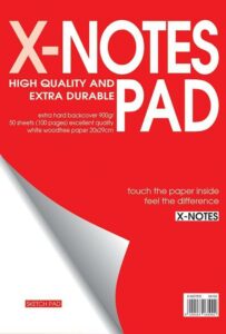 Next x-notes μπλοκ λευκό 21x29εκ. 50φυλ.