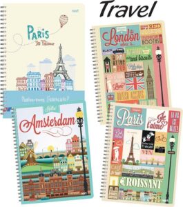 Next travel τετράδιο σπιράλ 21x29εκ. 4θεμ.