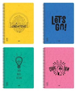 Next τετράδιο σπιράλ Rebellion 1 θέμα 35 φύλλα 4 σχέδια 17x25εκ.,