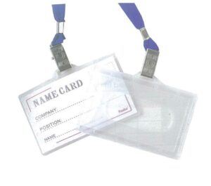 Καρτελάκι οριζόντιο pp με μπλε κορδόνι 9,2x5.9εκ. 50τμχ.