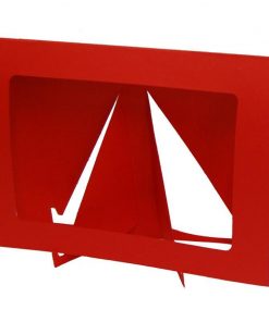 Next χαρτοκορνίζα κόκκινη 20x14.5εκ. για φωτό 13x18εκ.