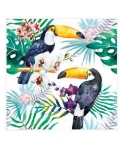 Χαρτοπετσέτες 20τεμ. "τουκάν" 33x33εκ. (SDOG 028901)