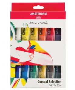 Talens σετ 12 ακρυλικών χρωμάτων, 20 ml/χρώμα