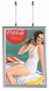 Κορνίζα μεταλλική 25χιλ. διπλής όψης Α4