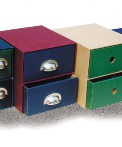 Next συρταριέρα 4συρτ. classic μαύρα - μεταλ. λαβές Υ21x22x23εκ.