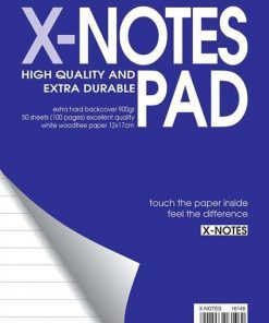 Next x-notes μπλοκ ριγέ 12x17εκ. 50φυλ.