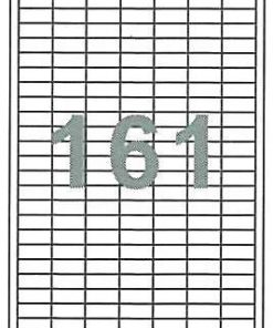 Fleks ετικέτ. αυτοκόλ. λευκές 28x12mm 161/φ 100φ Α4