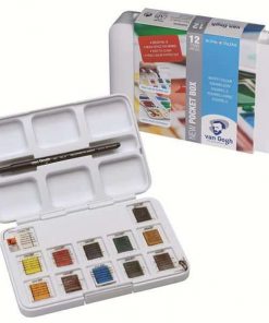 Talens van gogh σετ τσέπης 12 χρωμάτων ακουαρέλας