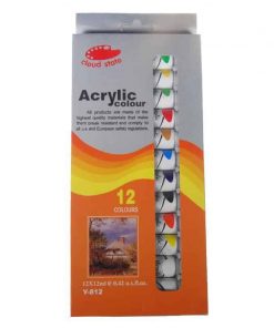Ακρυλικό σετ 12 χρωμάτων, 12ml
