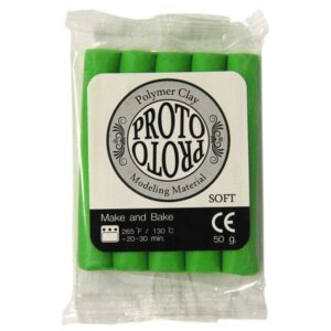 Πολυμερικός πηλός 50γρ. ανοιχτό πράσινο