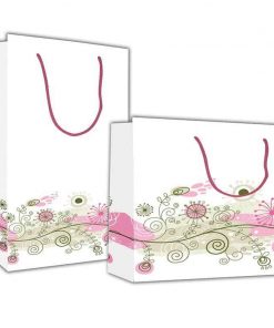 Next χάρτινη τσάντα Σύνθεση floral Υ40x46x14