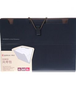 Comix αρχειοθήκη 6 θέσεων σκούρο γκρι Α4