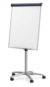 Πίνακας λευκός μαγνητικός τροχήλατος 70x100εκ.