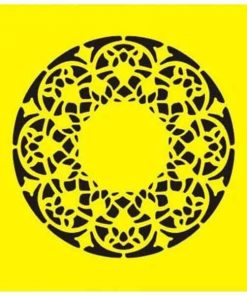 Στένσιλ πλαστικό "Μοτίβο 1" 16x16εκ.  (ST0133)