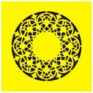 Στένσιλ πλαστικό "Μοτίβο 1" 16x16εκ.  (ST0133)