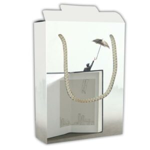 Next χάρτινη τσάντα κουτί Βιβλίο ομπρέλα Υ24,5x18,5x5εκ. Δυνατότητα εκτύπωσης