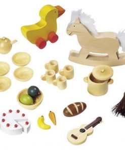 Goki σετ αξεσουάρ κουζίνας ξύλινα 23 τεμάχια.