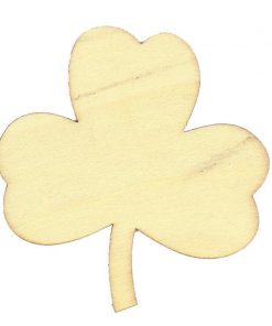 Τριφύλλι ξύλινο 8x7,8x0,3εκ.